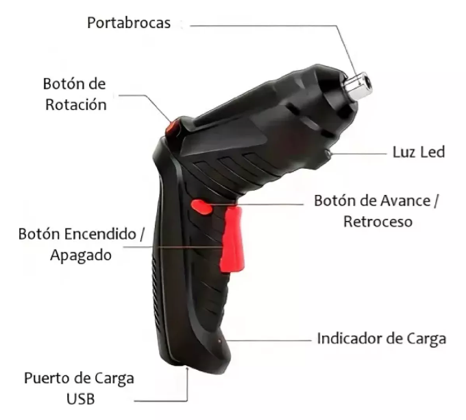 DESTORNILLADOR ELECTRICO INALAMBRICO