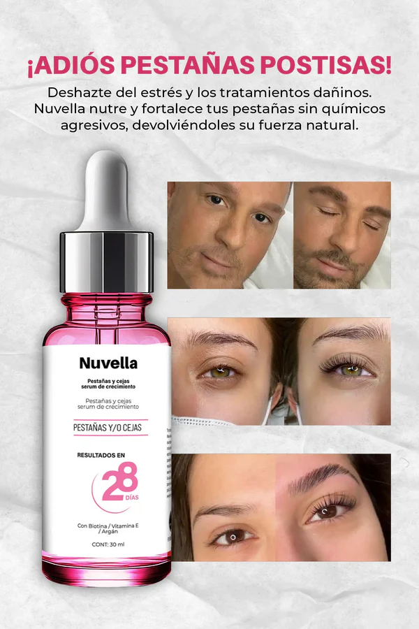 NUVELLA - SERUM DE PESTAÑAS Y CEJAS