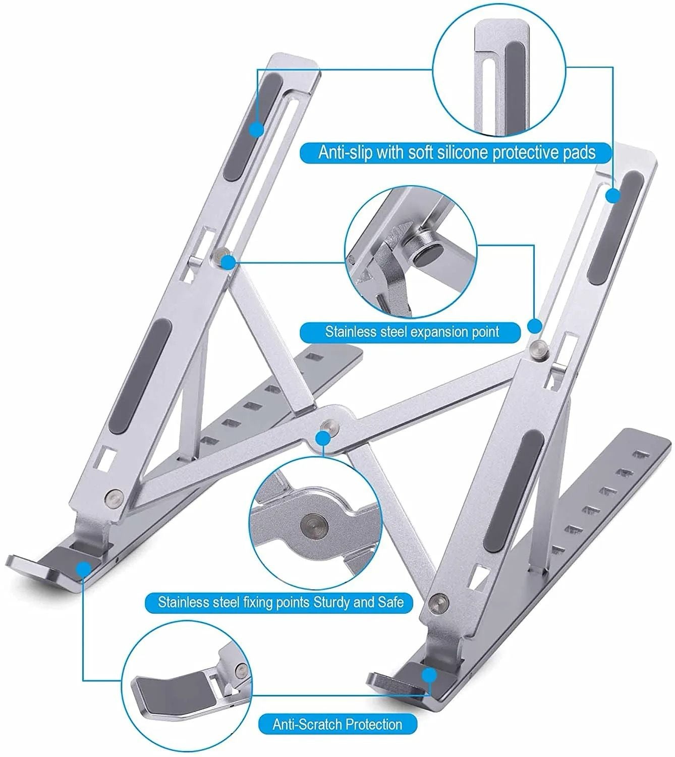 SOPORTE LAPTOP DE ALUMINIO